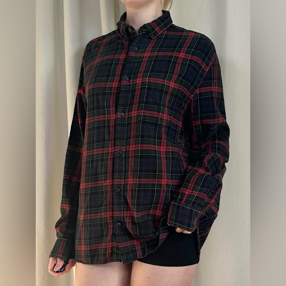 Navy Flannel Shirt - Picture 3 of 7